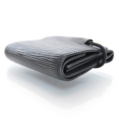 Louis Vuitton Epi Porte-Monnaie Elastique Wallet Black 3 of 7