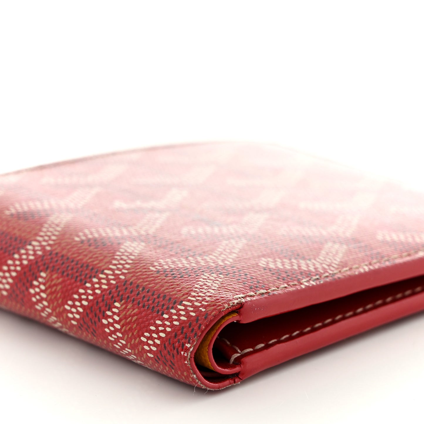 Goyardine Bi-Fold Victoire PM Wallet Red