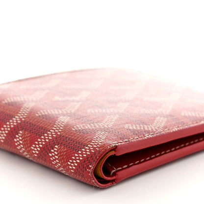 Goyard Goyardine Bi-Fold Victoire PM Wallet Red 8 of 13