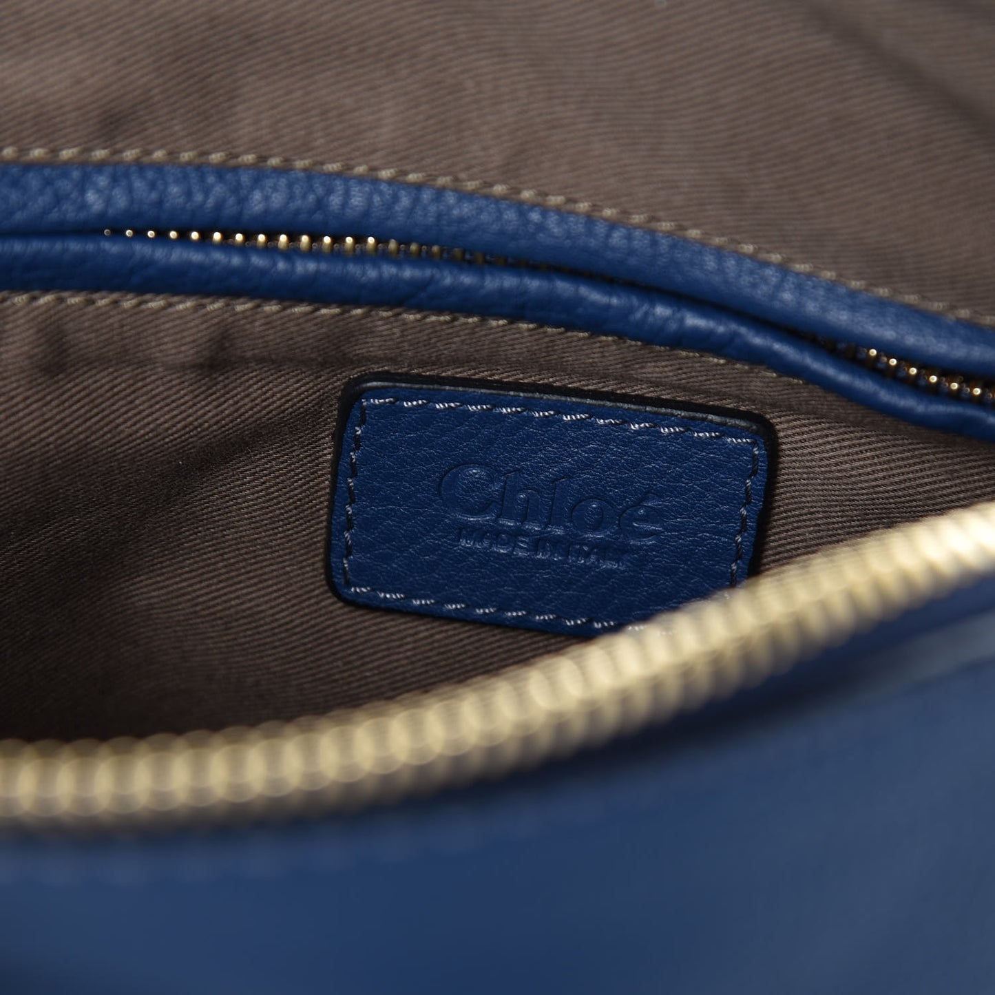 Calfskin Medium Marcie Satchel Royal Navy
