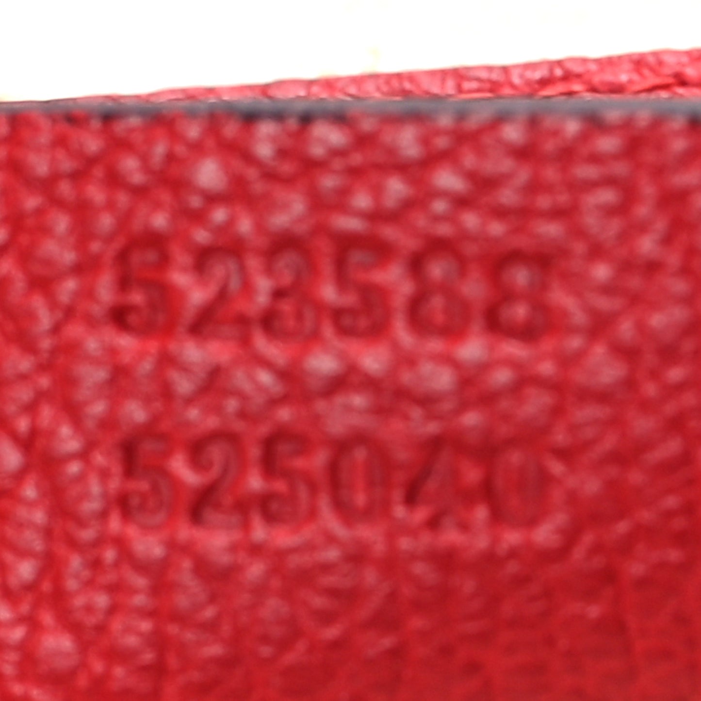 Grained Calfskin Logo Half Moon Hobo Red