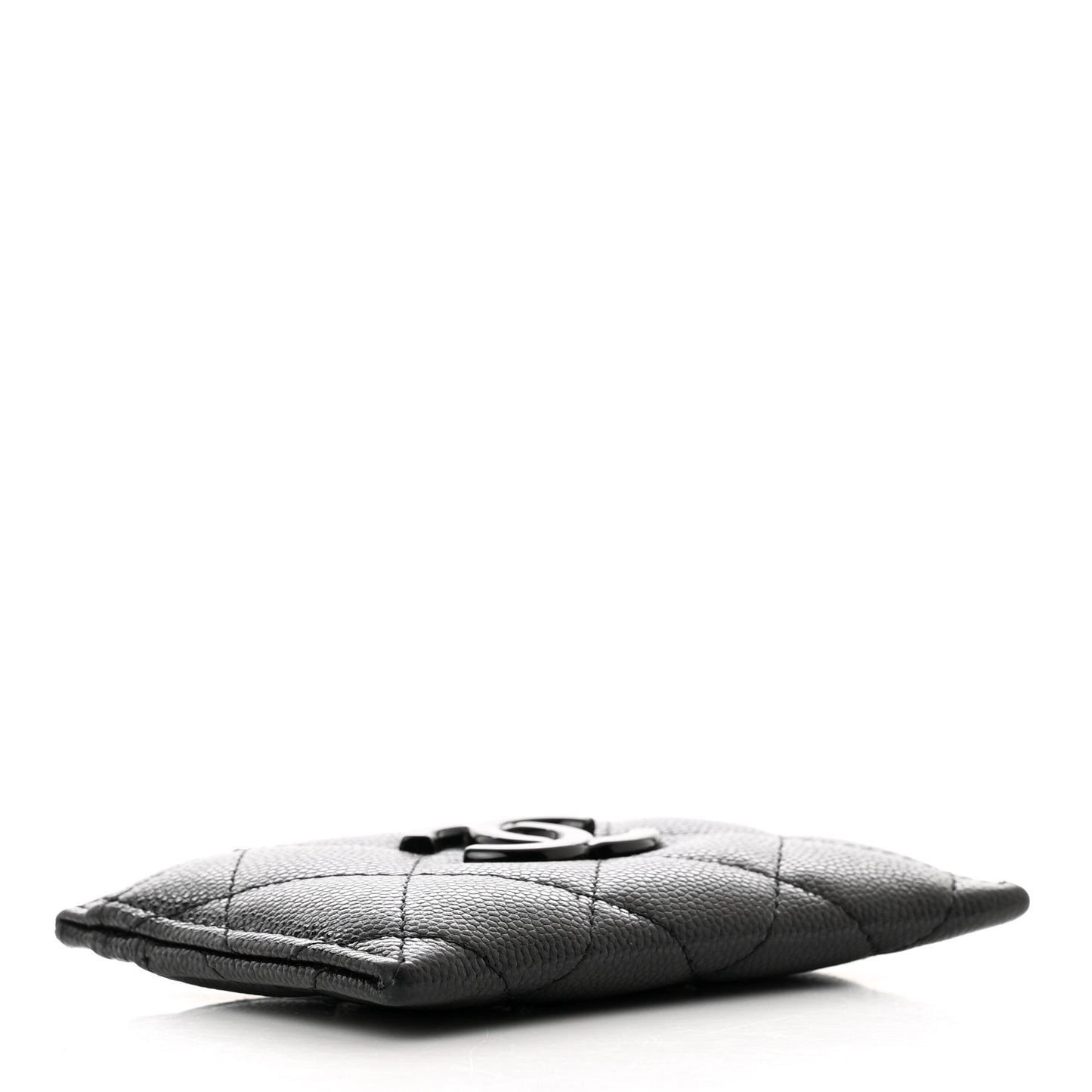 Caviar Quilted My Everything Card Holder Black