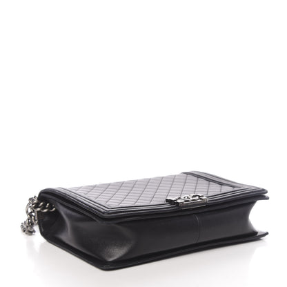 Chanel Lambskin Quilted Large Boy Flap Black 4 of 12