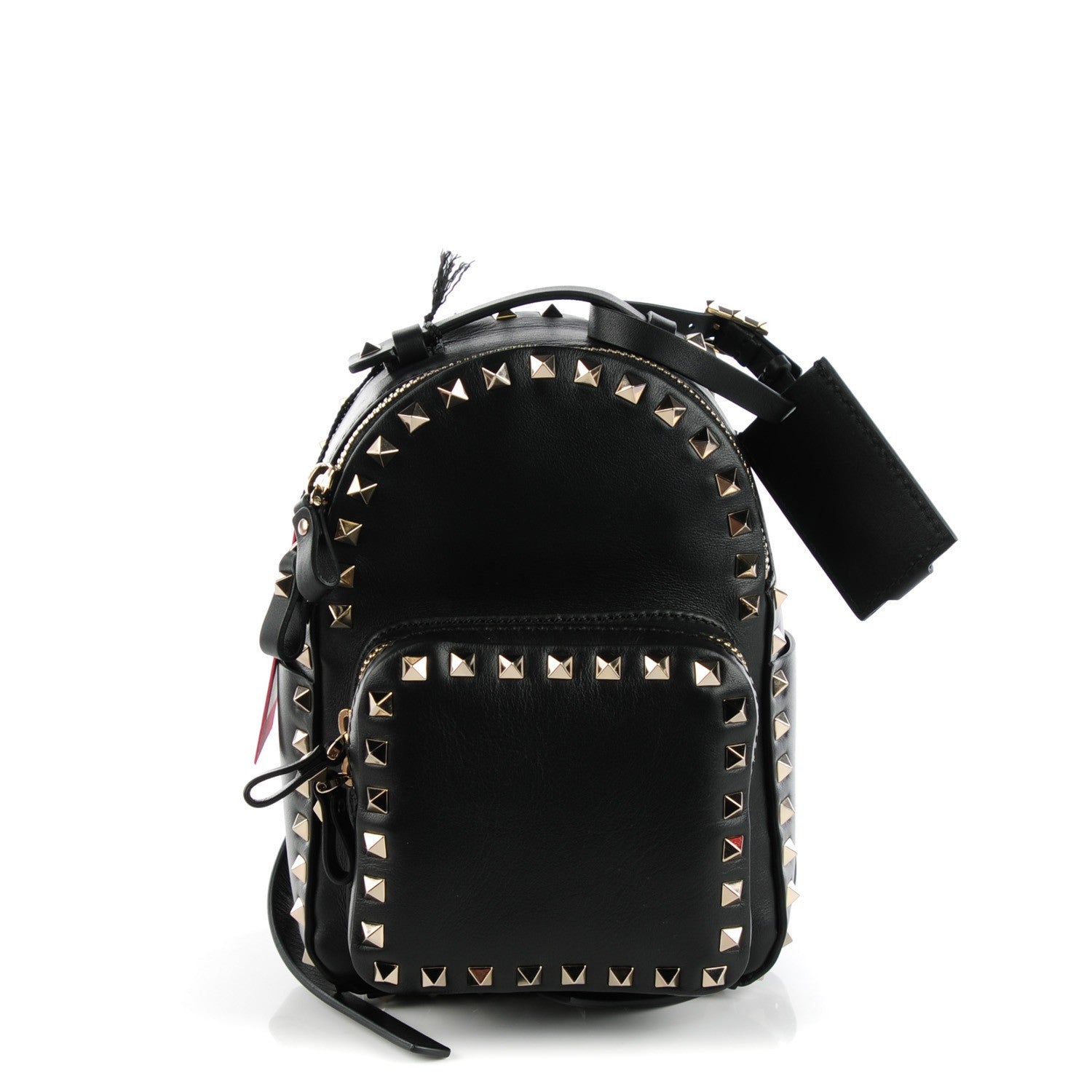 Valentino Garavani Calfskin Mini Rockstud Backpack Black 1 of 7
