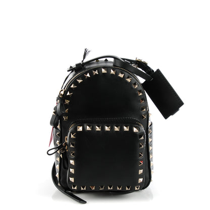 Valentino Garavani Calfskin Mini Rockstud Backpack Black 1 of 7
