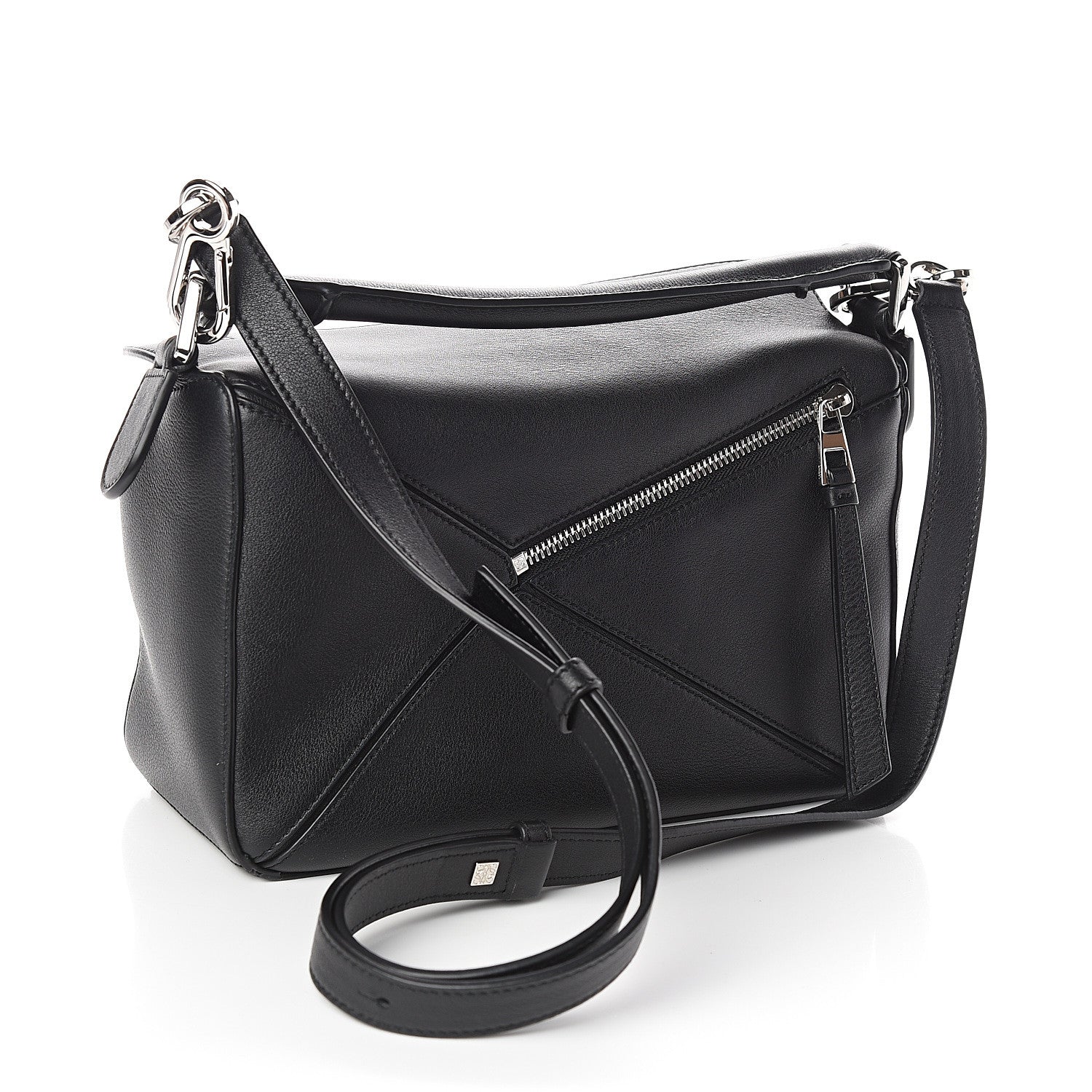 Loewe Calfskin Small Puzzle Bag Black 2 of 9