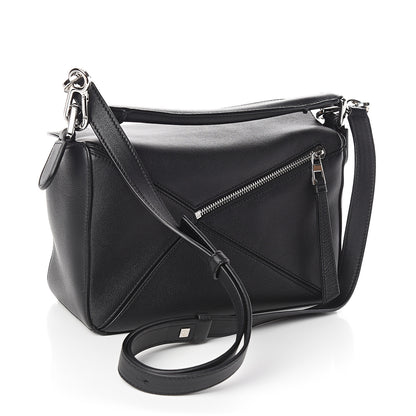 Loewe Calfskin Small Puzzle Bag Black 2 of 9