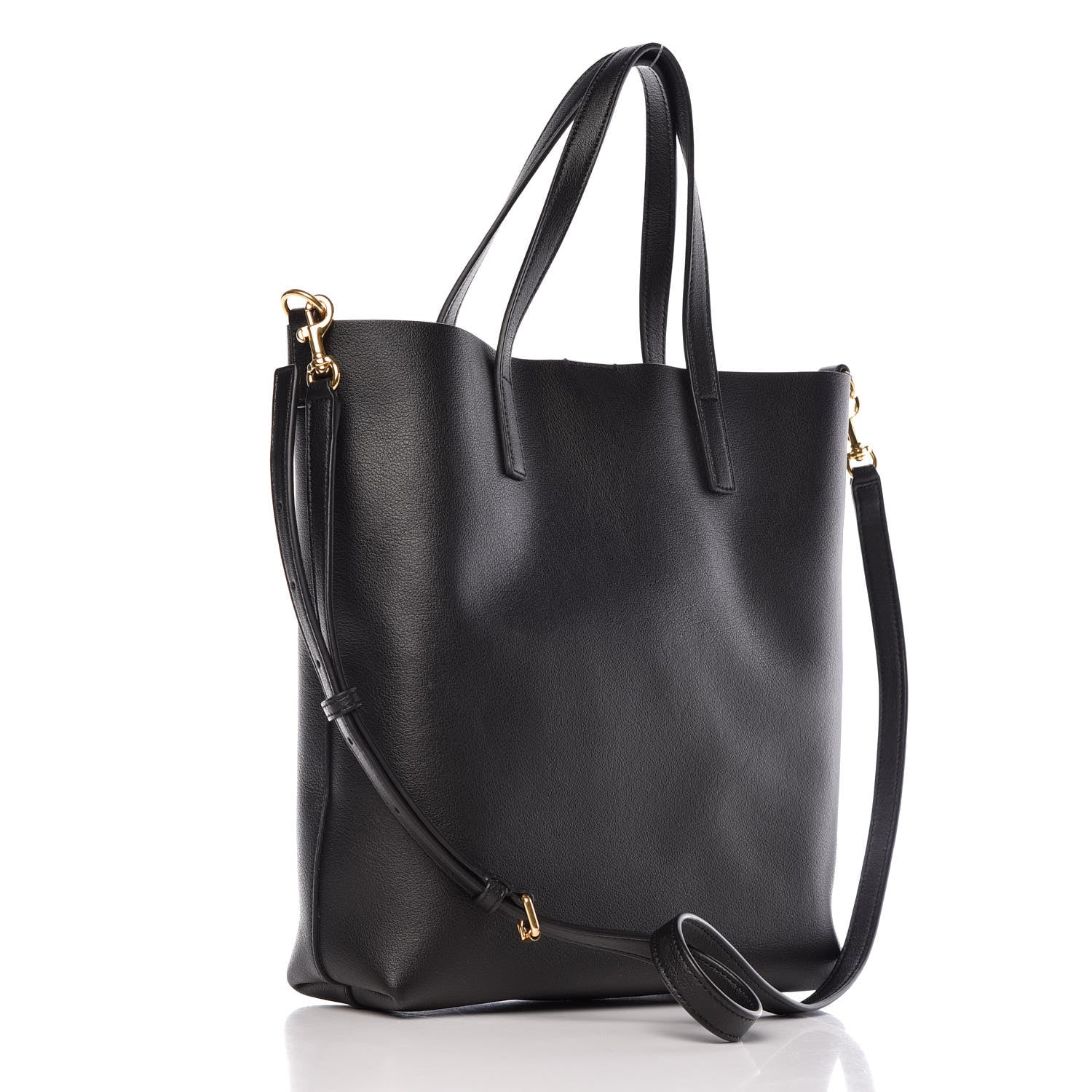 Saint Laurent Calfskin Toy Shopping Tote Black 3 of 11