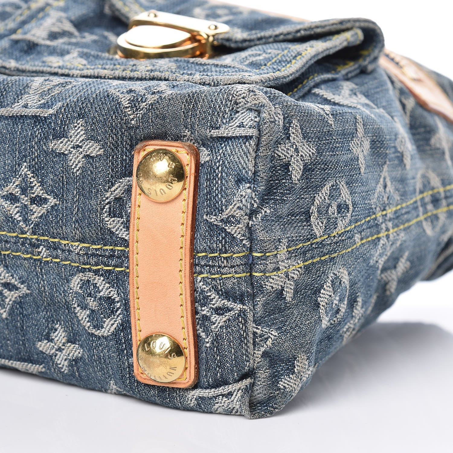 Louis Vuitton Monogram Denim Baggy PM Blue 11 of 15