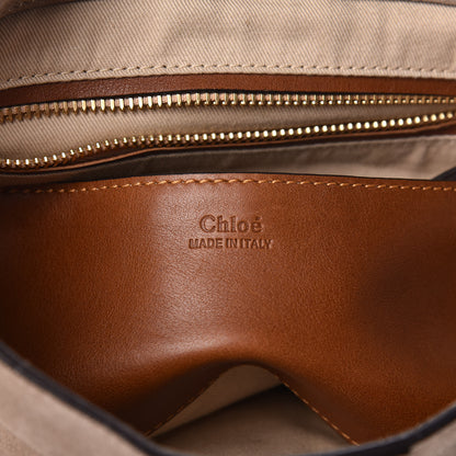 Chloe Suede Calfskin Small Lexa Shoulder Bag Motty Grey 6 of 21
