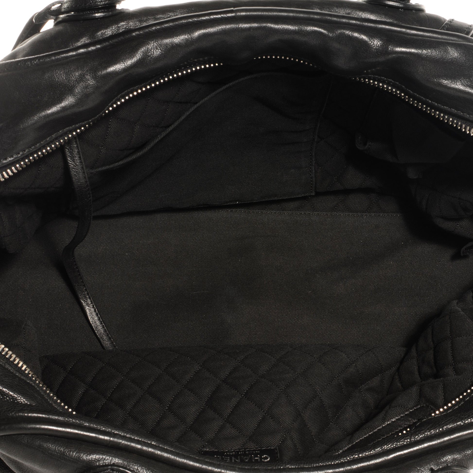 Chanel Calfskin Large Bowler Black 5 of 7