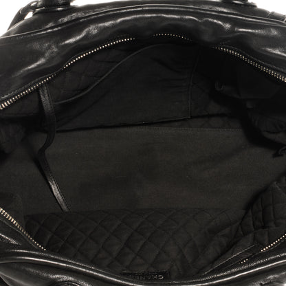 Chanel Calfskin Large Bowler Black 5 of 7