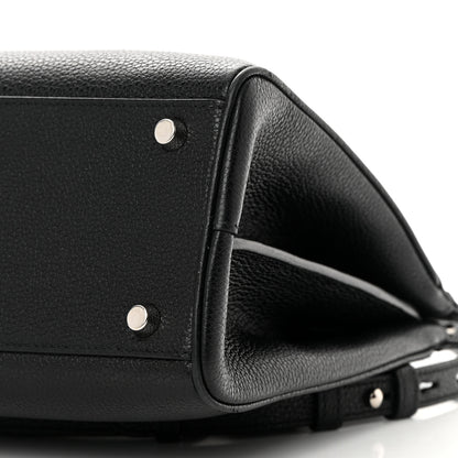 Gucci Grainy Calfskin Small Zumi Top Handle Bag Black 10 of 12