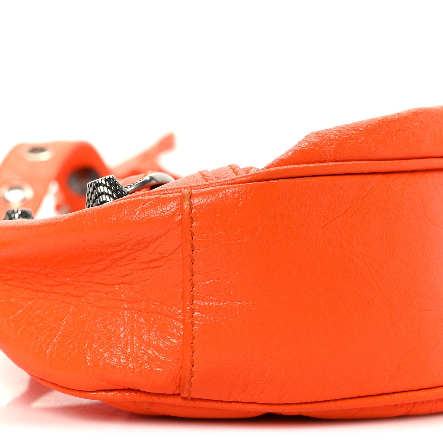 Balenciaga Agneau Arena Le Cagole Shoulder Bag XS Orange 10 of 12