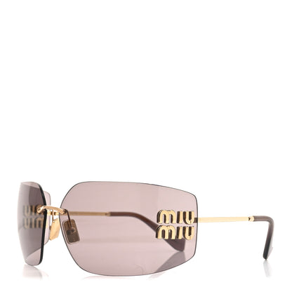 Miu Miu Metal Aube Sunglasses SMU54Y Purple 1 of 7