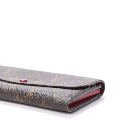 Louis Vuitton Monogram Emilie Wallet Red 11 of 14