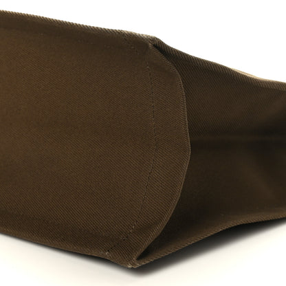 Saint Laurent Linen Calfskin Rive Gauche Tote Khaki 9 of 9