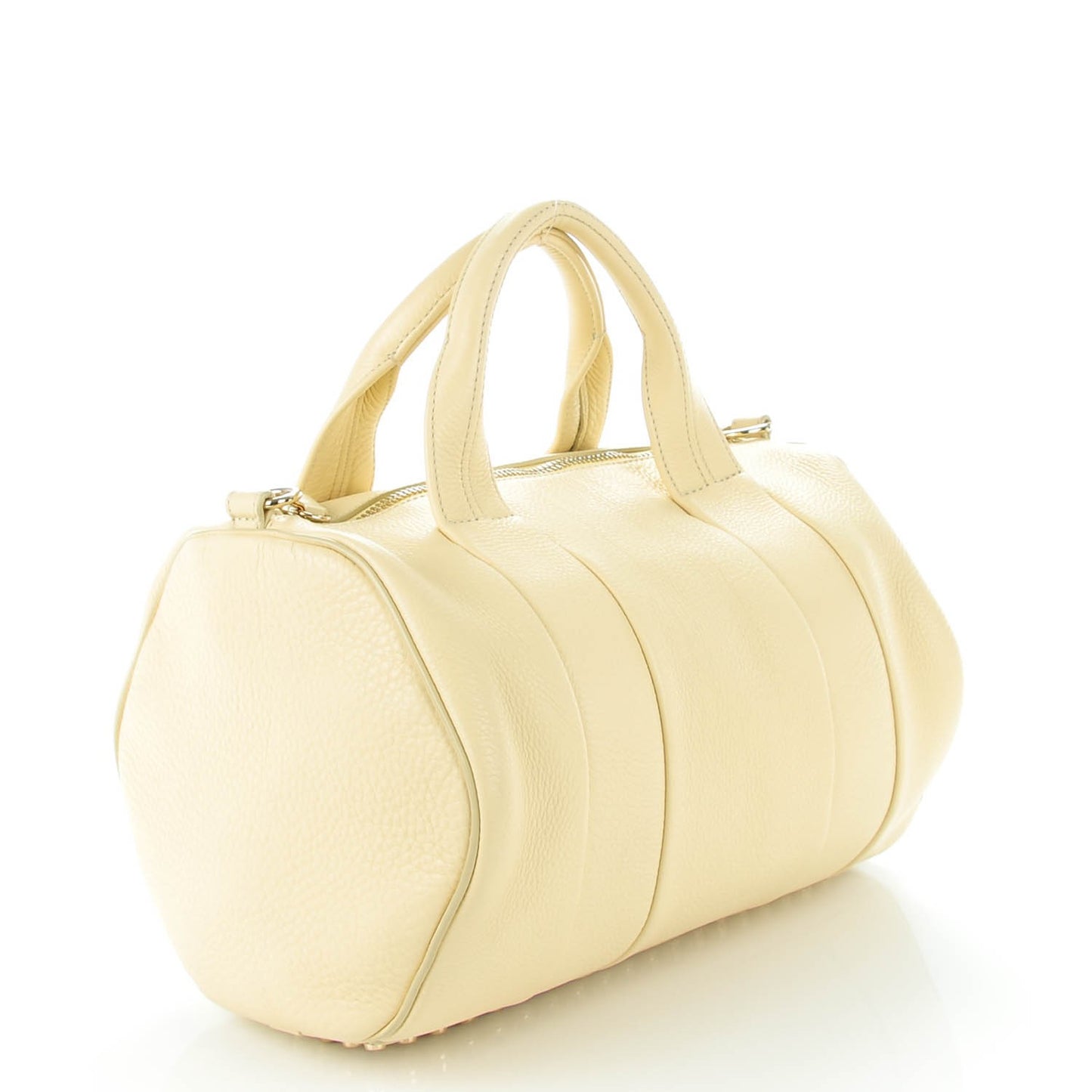 Pebbled Lambskin Rocco Soft Meringue Pale Gold Hardware