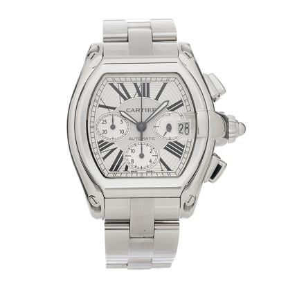 Cartier Stainless Steel 42mm Roadster Chronograph Automatic Watch 1 of 4