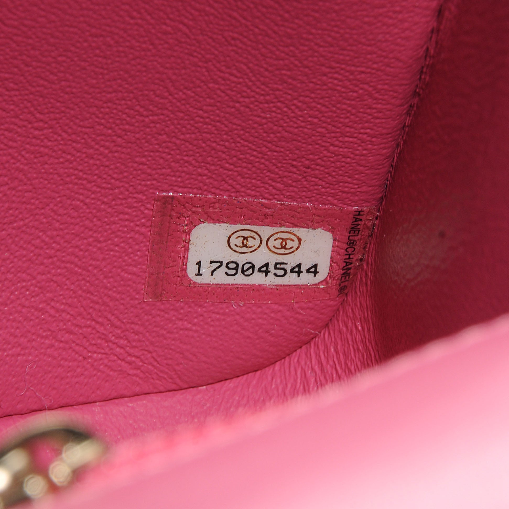Chanel Lambskin Quilted Mini Square Flap Pink 8 of 9