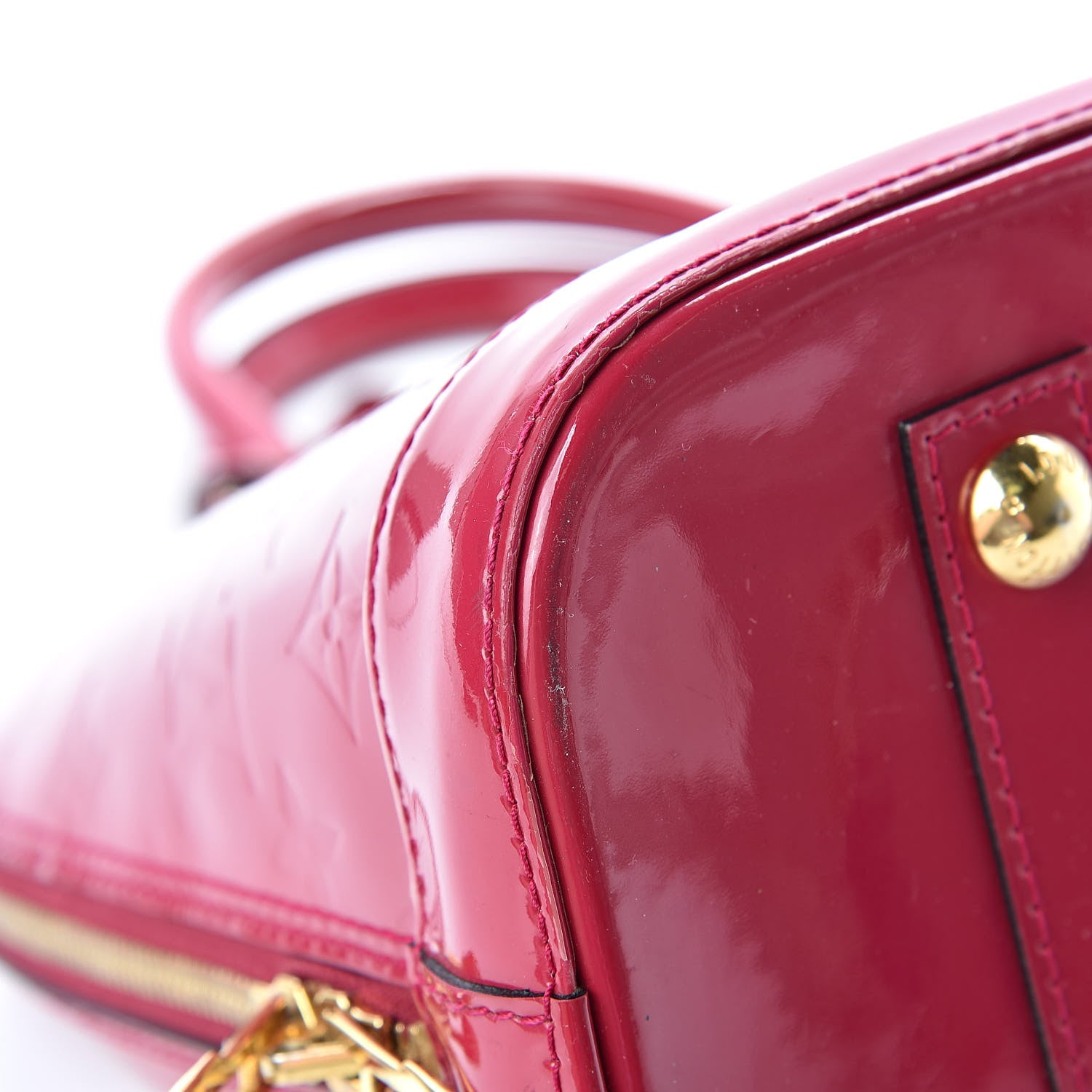Louis Vuitton Vernis Alma PM Rose Indien 9 of 13