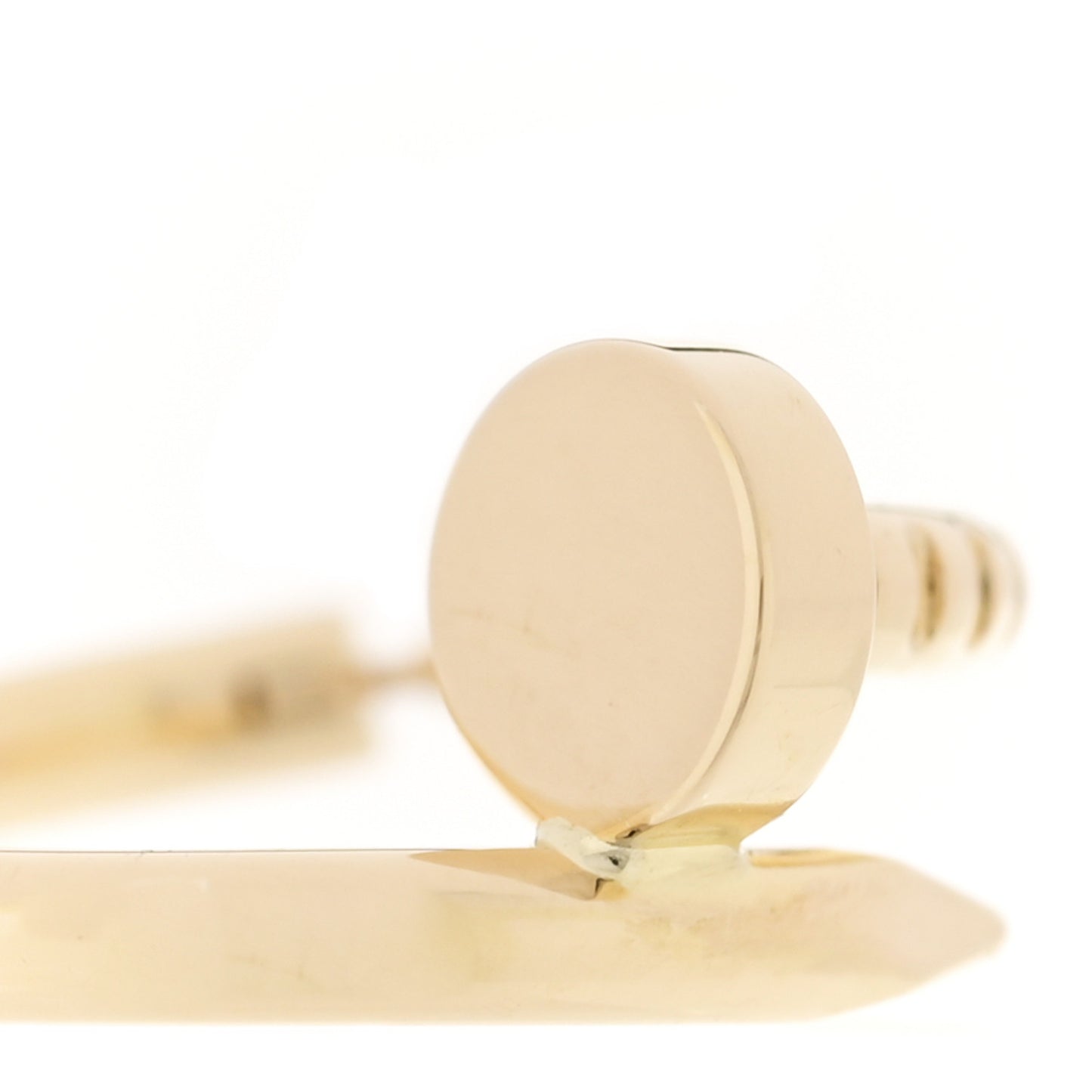 18K Yellow Gold Juste Un Clou Single Hoop Earring