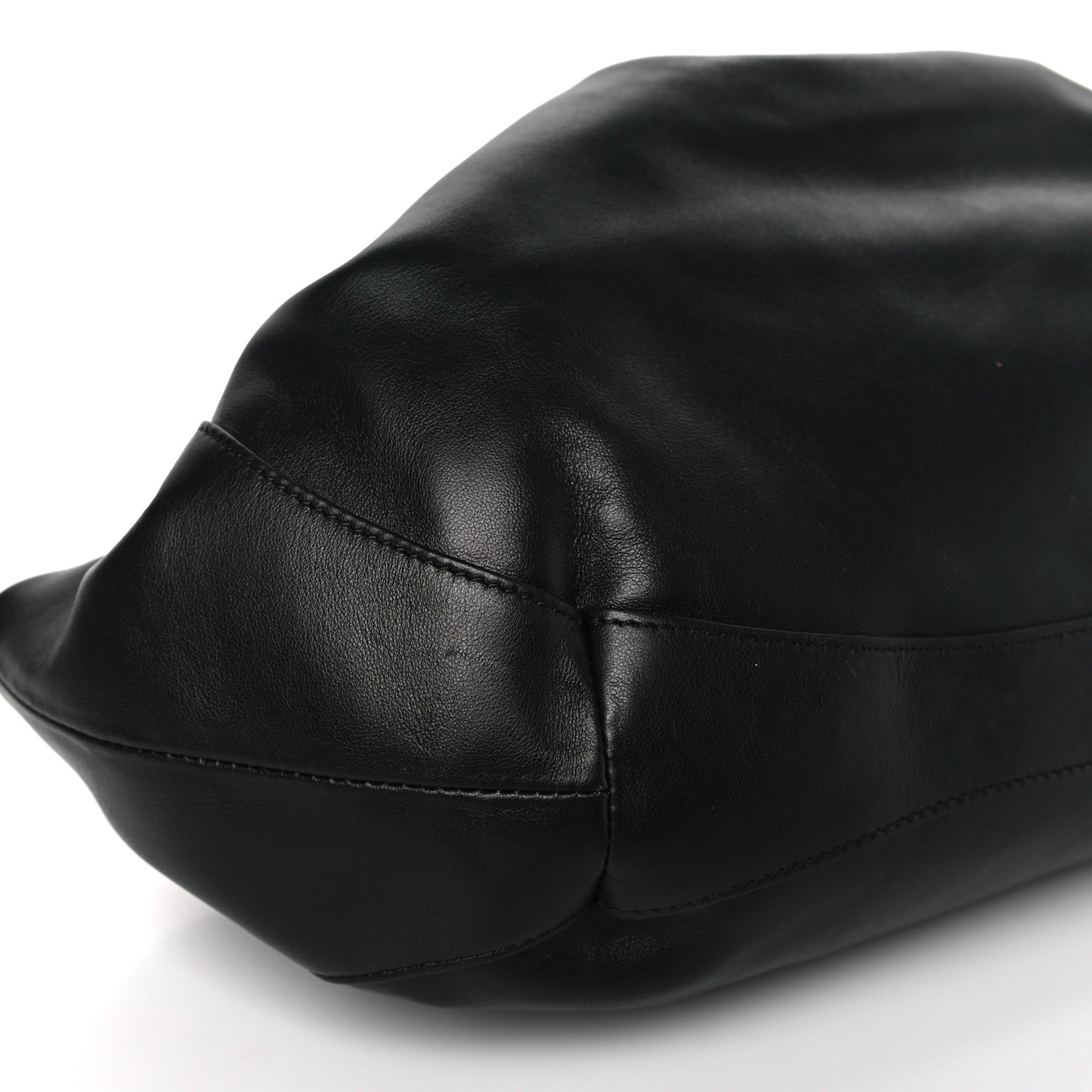 Calfskin Kenny Shoulder Bag Black