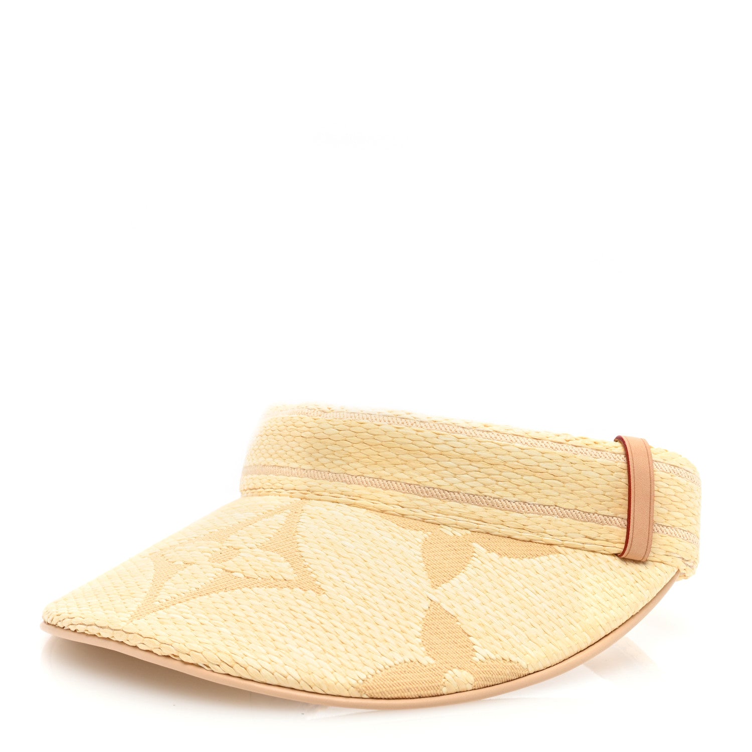 Louis Vuitton Cotton Raffia Effect Beachview Visor Natural 1 of 7