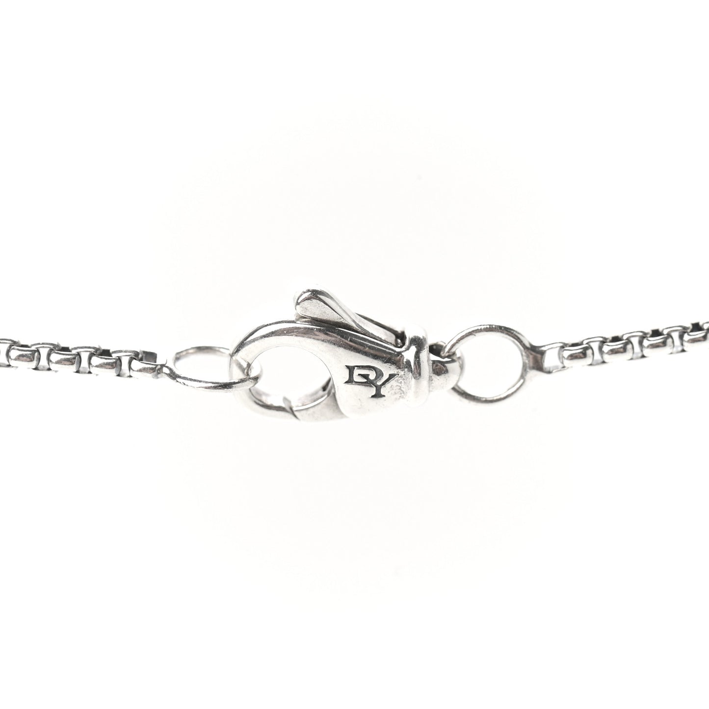 Sterling Silver Diamond Black Orchid 7mm Petite Albion Necklace