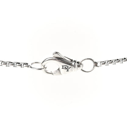 David Yurman Sterling Silver Diamond Black Orchid 7mm Petite Albion Necklace 5 of 5