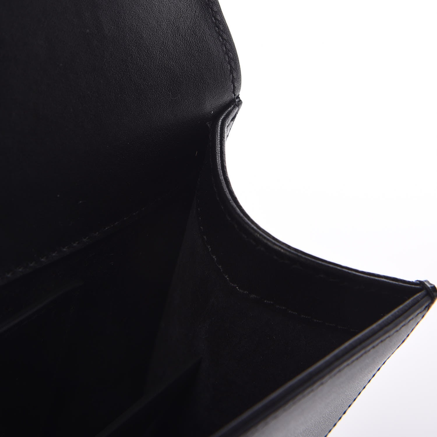 Saint Laurent Calfskin Classic Monogram Tassel Clutch Black 9 of 13