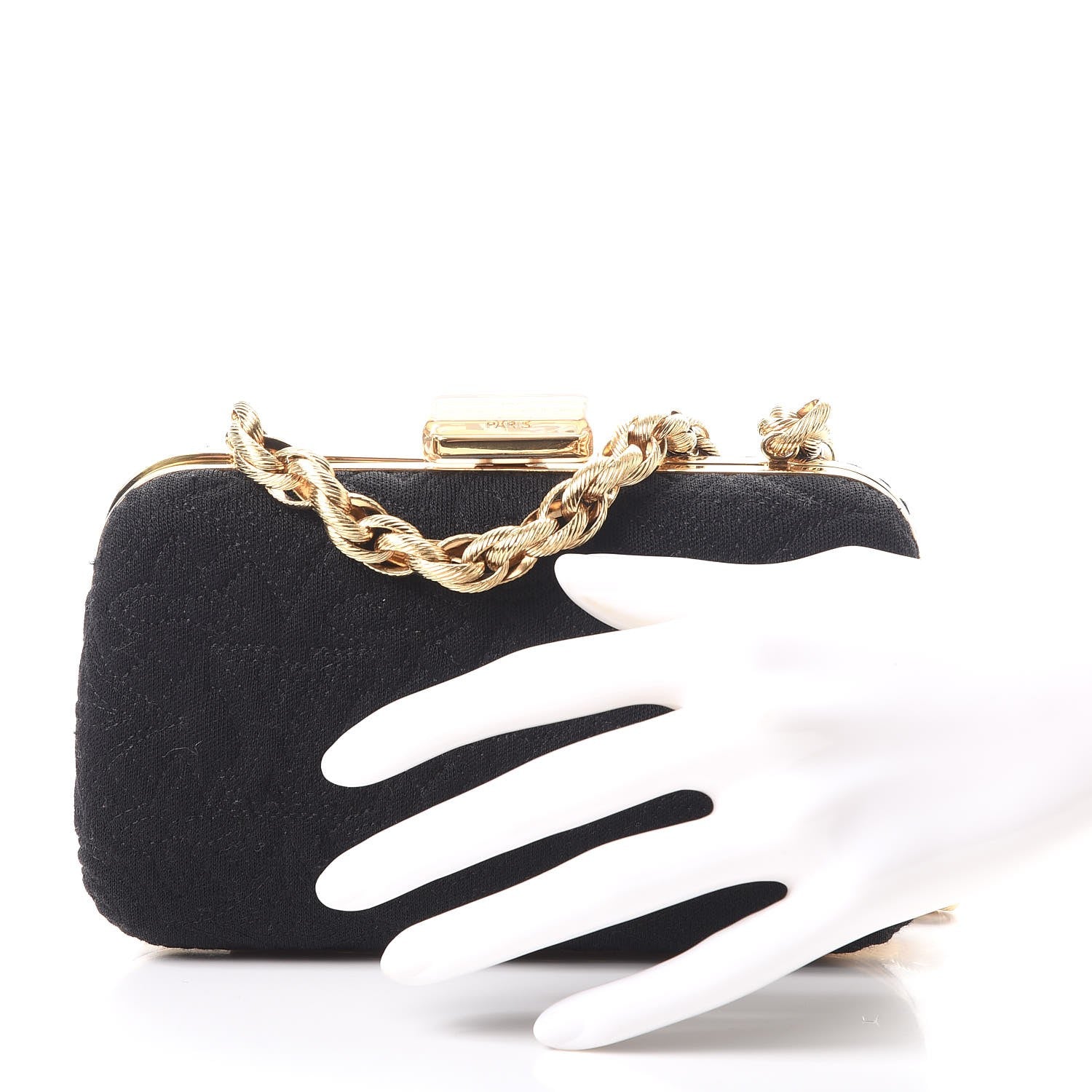 Louis Vuitton Jersey Monogram Motard Minaudiere Clutch Black 3 of 9