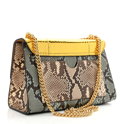 Gucci Metallic Snakeskin Medium Padlock Shoulder Bag Multicolor Multicolor Multicolor 3 of 15