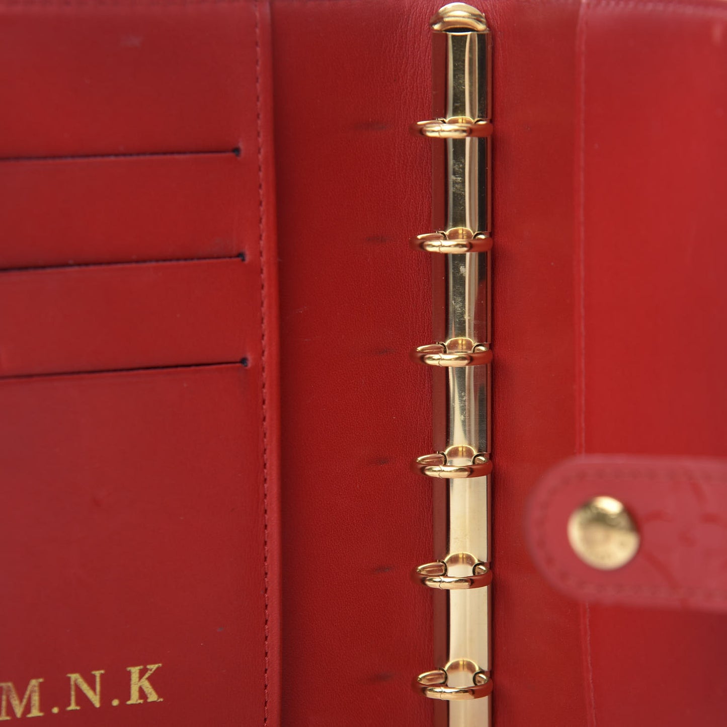 Vernis Small Ring Agenda Cover Red