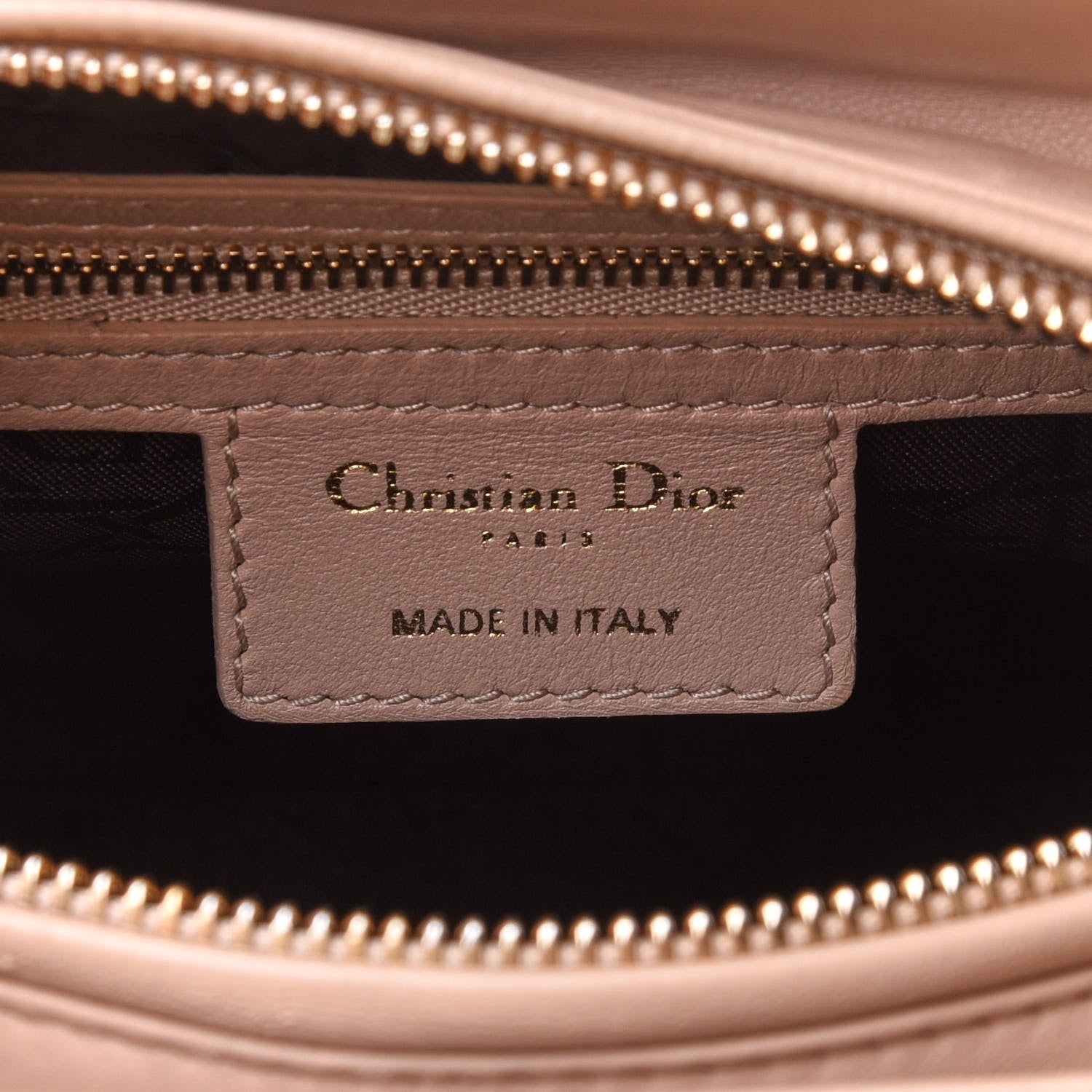 Christian Dior Lambskin Cannage Medium Lady Dior Rose Poudre 6 of 10