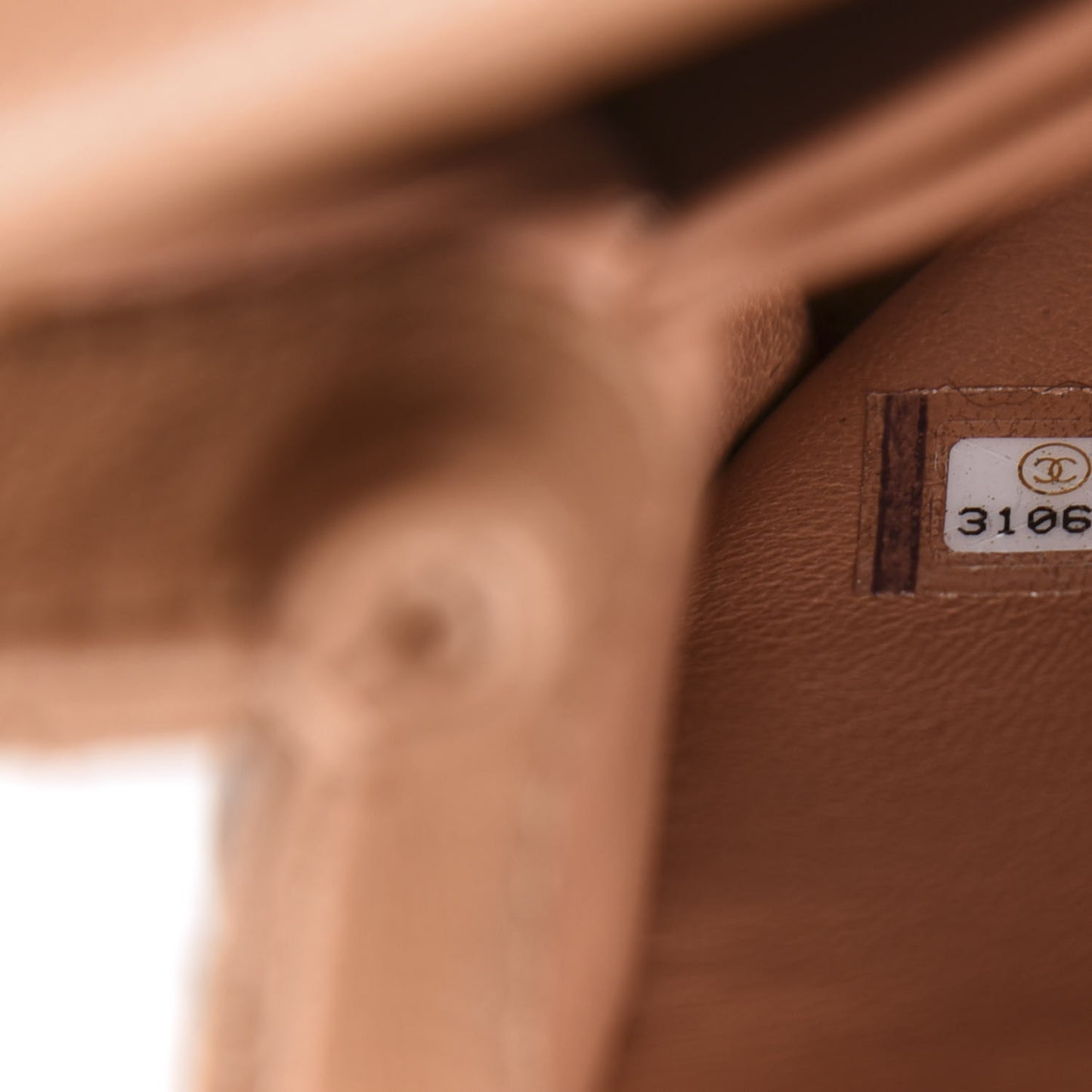 Caviar Quilted Mini Coco Handle Flap Brown