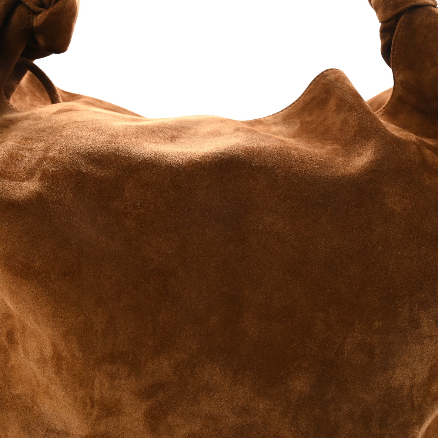 Suede Amalia Hobo Caramel Cognac