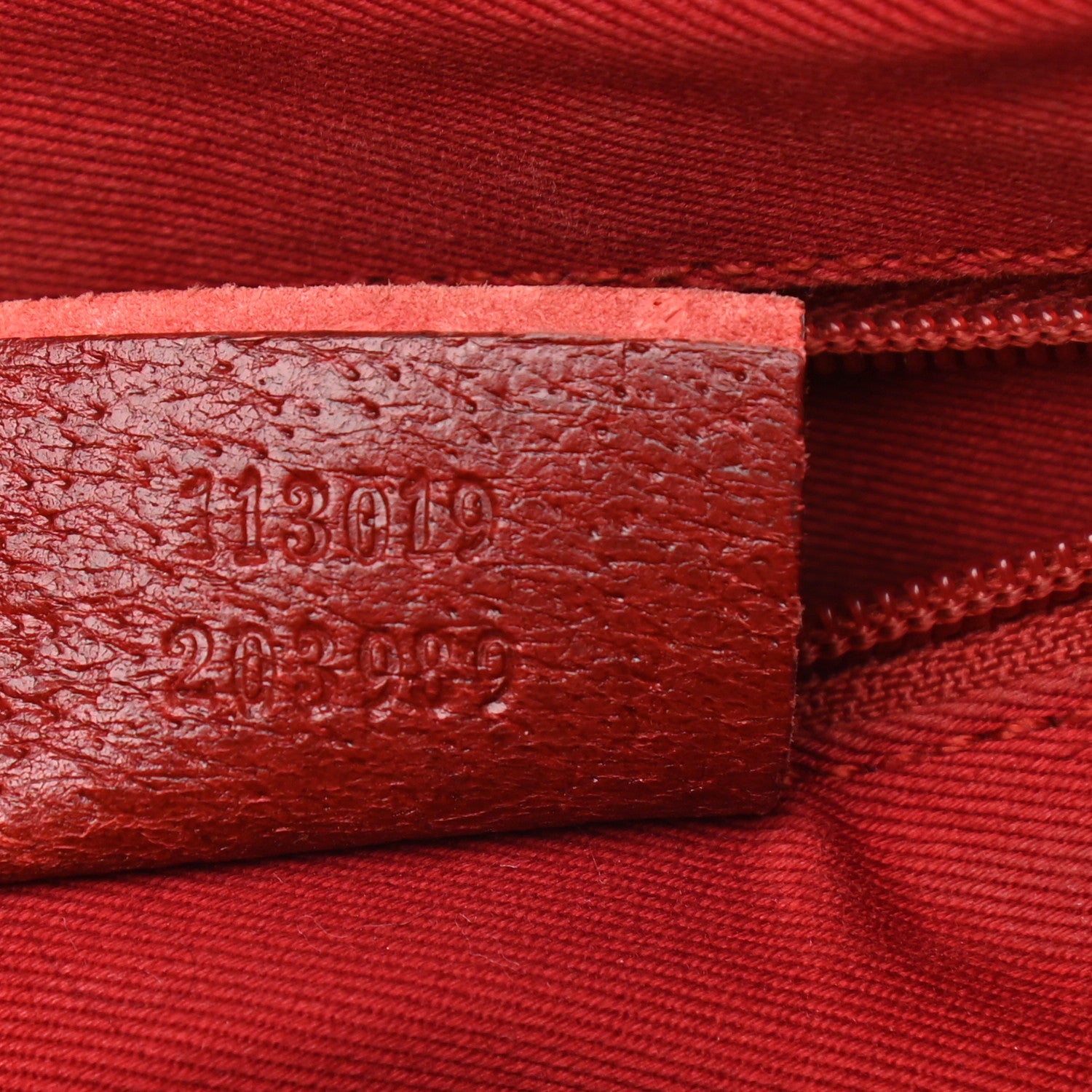 Gucci Monogram Medium Tote Red 7 of 17