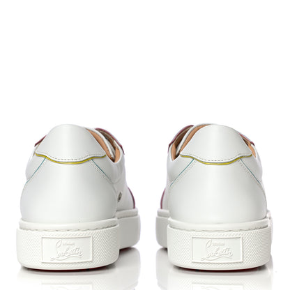Christian Louboutin Calfskin Patent Vieirissima Flat Sneakers 36.5 White Multi 6 of 8