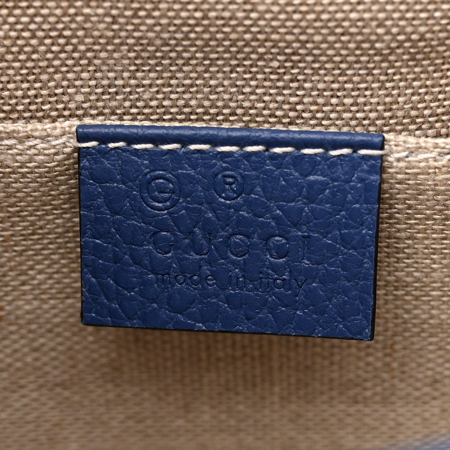 Dollar Calfskin Small Interlocking G Shoulder Bag Caspian