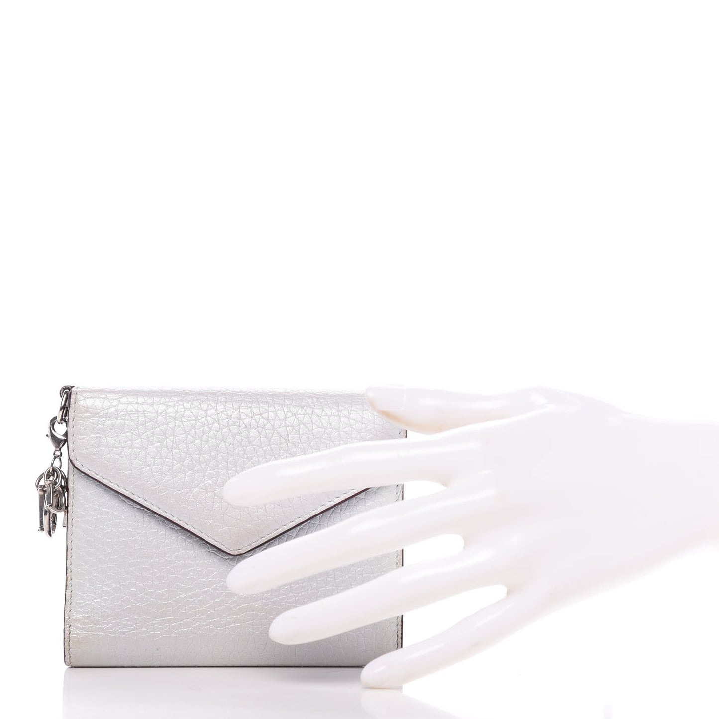 Bullcalf Diorissimo Medium Envelope Wallet Silver