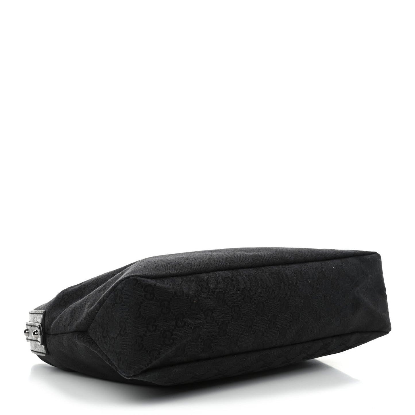 Monogram Medium Horsebit Chain Hobo Black