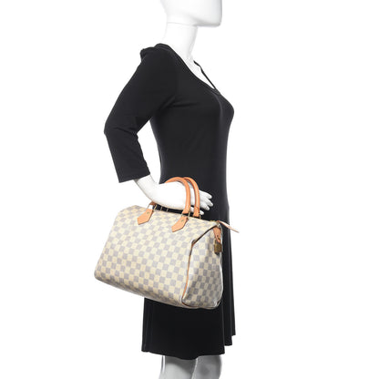 Louis Vuitton Damier Azur Speedy 30 2 of 12