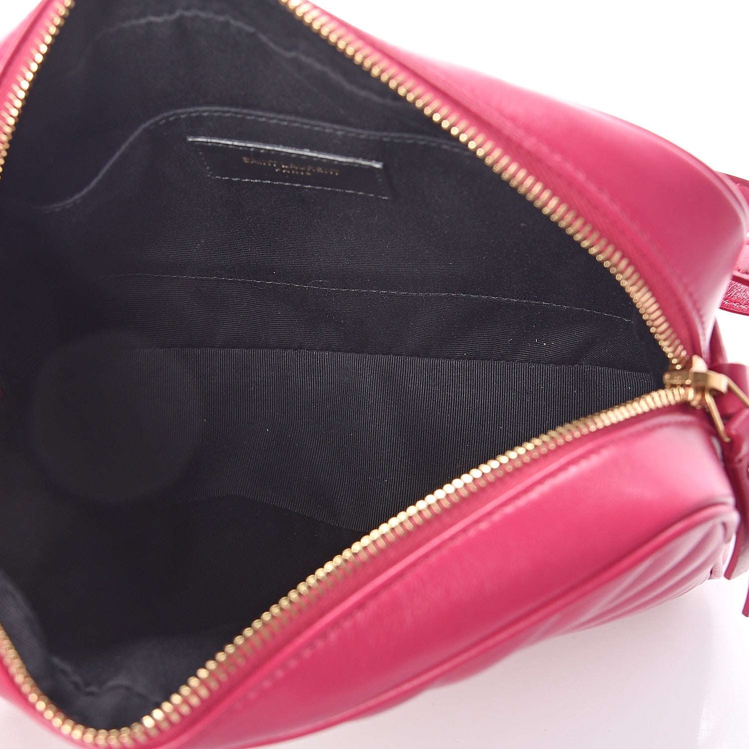 Saint Laurent Calfskin Matelasse Monogram Lou Camera Bag Bright Pink 4 of 8