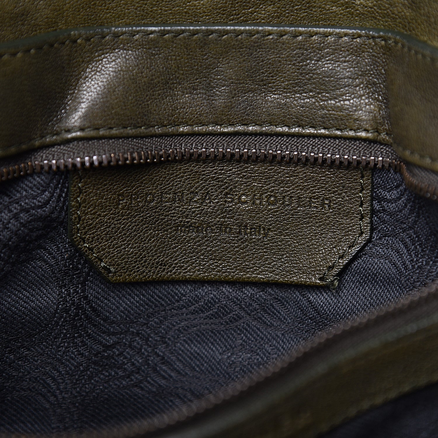 Proenza Schouler Lambskin Large PS1 Satchel Military 7 of 12