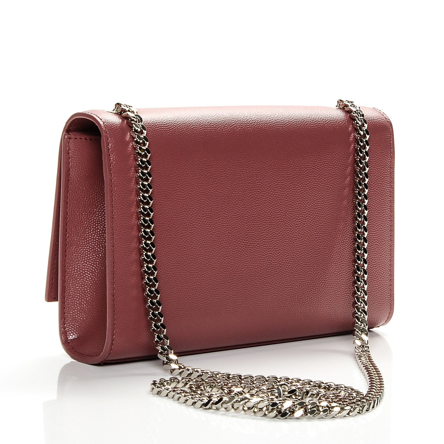 Saint Laurent Grain De Poudre Small Classic Monogram Kate Satchel Mystic Rose 3 of 6