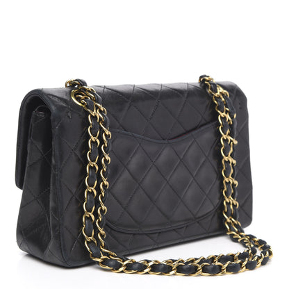 Chanel Lambskin Quilted Small Double Flap Black 3 of 16