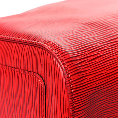Louis Vuitton Epi Keepall 45 Castillan Red 10 of 17