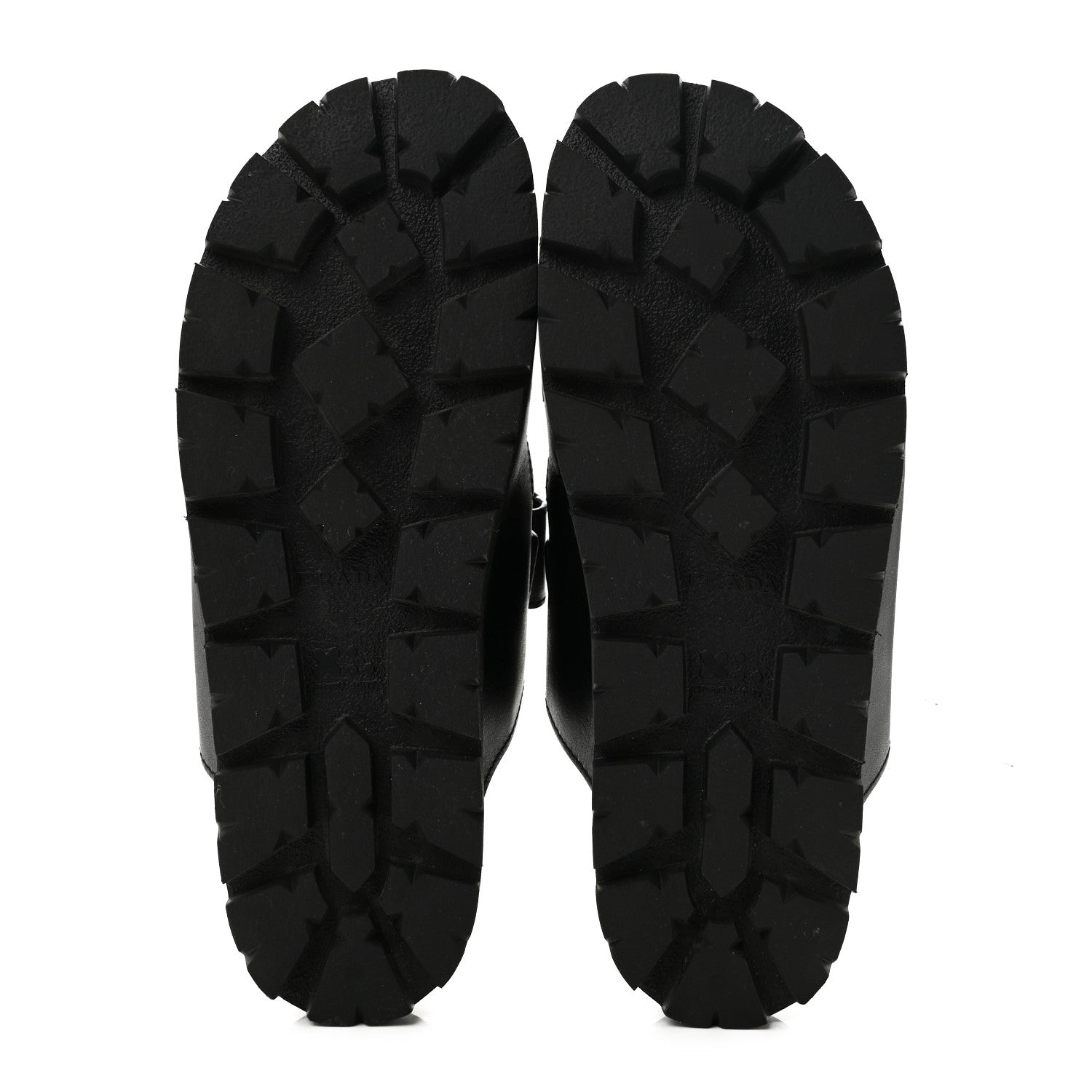 Prada Vitello Sport Triangle Logo Mens Strap Sandals 11 Black 6 of 10
