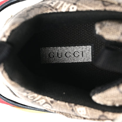 Balenciaga X GUCCI GG Supreme Monogram Allover Logo Womens Triple S Sneakers 38 Beige Ebony Mystic White 7 of 8